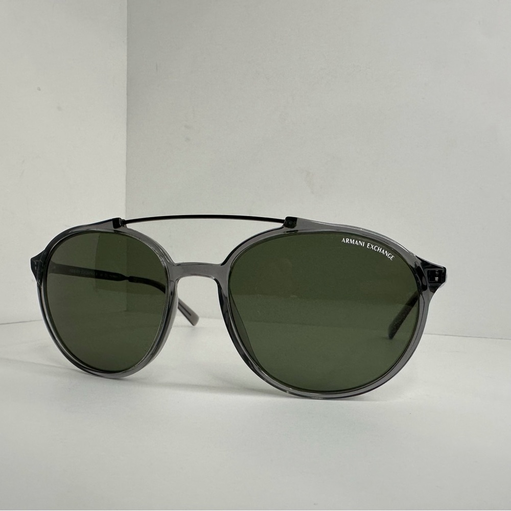 Sunglasses Armani Exchange AX 4069 S 82439A Transparent Dark Grey
